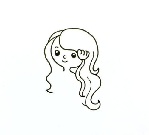 可爱公主美人鱼简笔画怎么画 简单漂亮美人鱼简笔画步骤教程