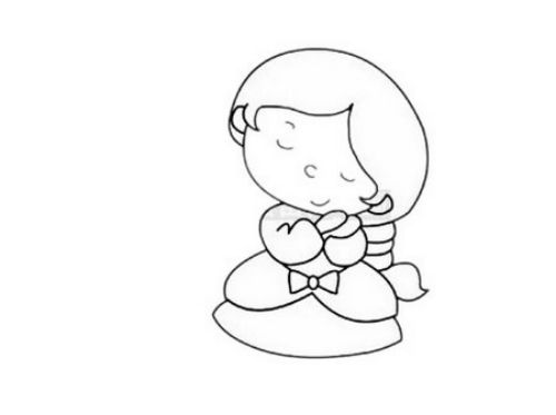 全身拇指姑娘简笔画教程 简单又漂亮拇指姑娘简笔画怎么画