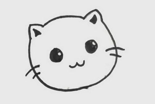 彩色小猫简笔画一步一步教 可爱呆萌小猫简笔画怎么画