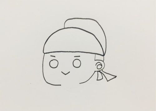 卡通杜甫简笔画怎么画 彩色杜甫简笔画绘画过程
