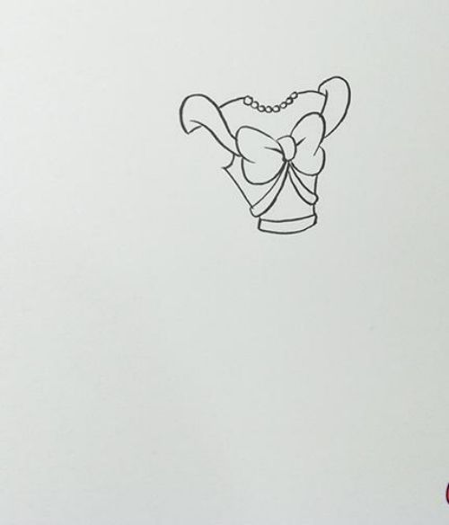 公主裙简笔画画法教程 好看简单公主裙简笔画怎么画