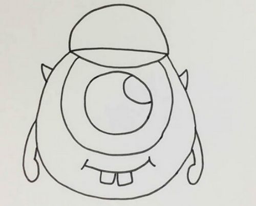 带颜色大眼仔简笔画步骤高清 简单可爱大眼仔简笔画怎么画