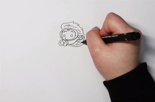 彩色潜水员简笔画教程  卡通潜水员简笔画怎么画