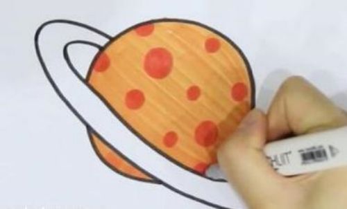 简单小星球简笔画怎么画 小星球简笔画儿童步骤教程
