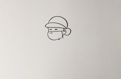 简单又漂亮环卫工人简笔画画法 彩色环卫工人简笔画怎么画