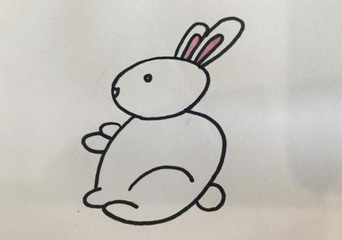 可爱呆萌小兔子简笔画怎么画 简单又好看兔子彩色简笔教程