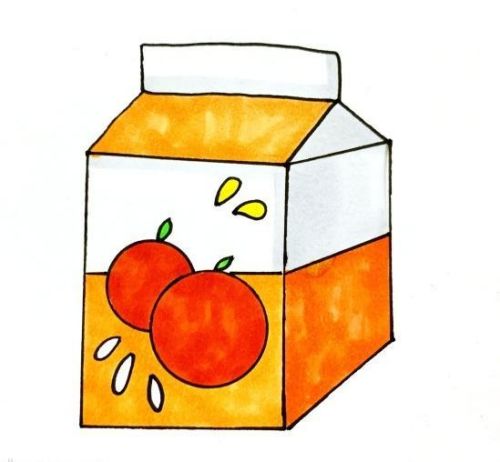 带颜色饮料简笔画怎么画 简单饮料简笔画绘画教程