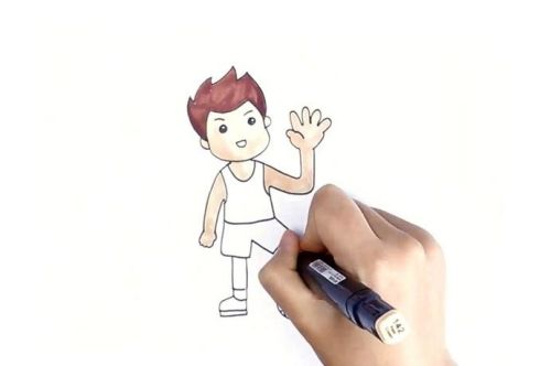 动漫体育老师的简笔画怎么画 漂亮体育老师的简笔画教程