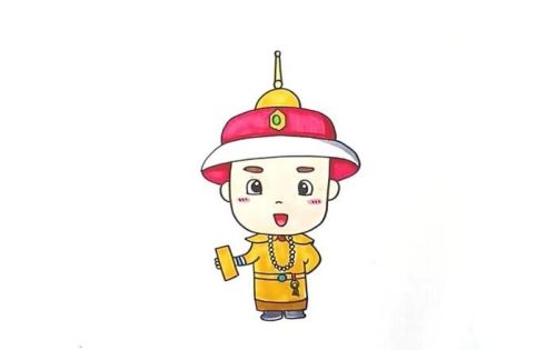 皇帝简笔画绘画教程 简单彩色皇上简笔画怎么画-素描自学网 皇帝简笔画绘画教程 简单彩色皇上简笔画怎么画