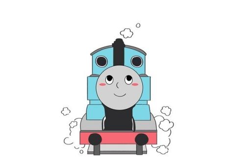 托马斯小火车简笔画怎么画 幼儿托马斯火车绘画教程