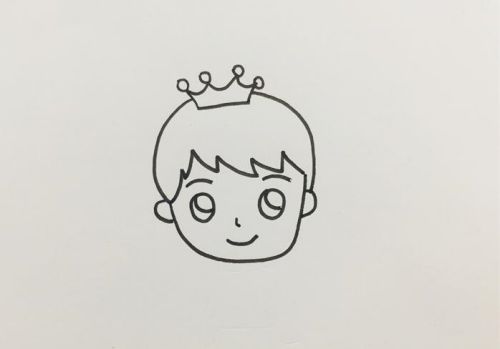 彩色王子简笔画怎么画 简单又帅王子简笔画步骤