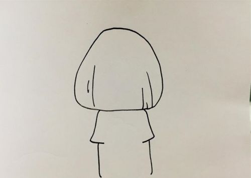 彩色小女孩小猫背影简笔画步骤 可爱小女孩和猫简笔画怎么画