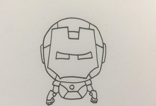 战甲钢铁侠简笔画怎么画 全身钢铁侠简笔画绘画方法