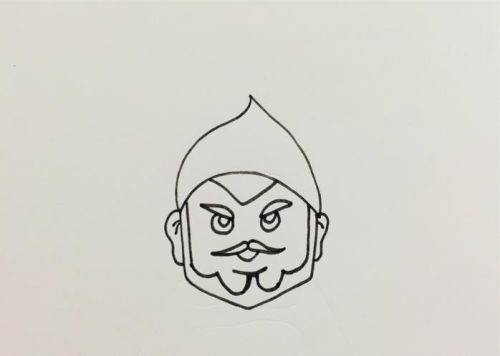 古代战士简笔画步骤 彩色古代战士简笔画怎么画