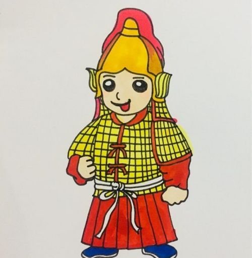 简单古代将军简笔画怎么画 帅气又简单古代将军简笔画教程
