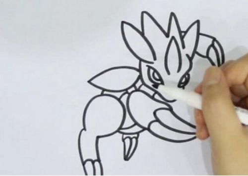 彩色可爱穿山王简笔画绘画教程 简单穿山王简笔画怎么画