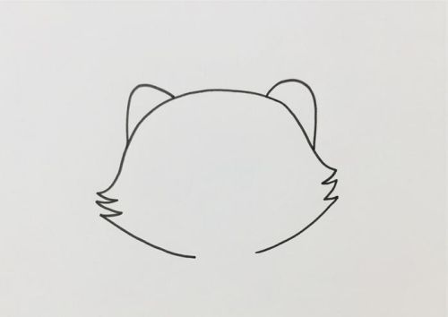 简单可爱猫简笔画绘画过程 彩色猫简笔画怎么画