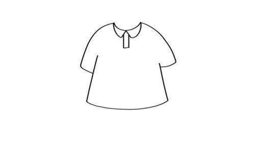 好看的女生校服简笔画怎么画 夏季的校服简笔画教程