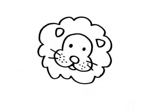 彩色狮子简笔画怎么画 凶猛霸气狮子简笔画涂色步骤教程