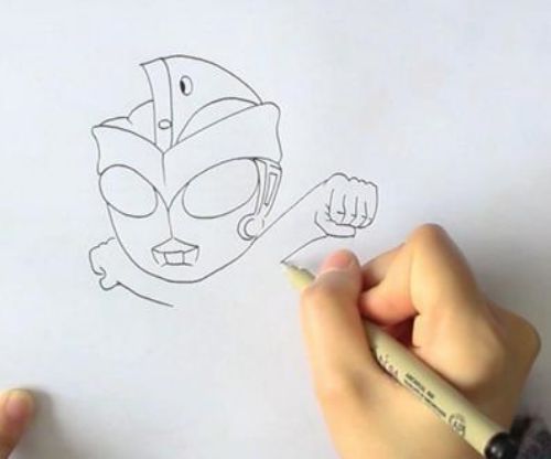 奥特曼简笔画简单又帅气 奥特曼简笔画儿童画步骤教程