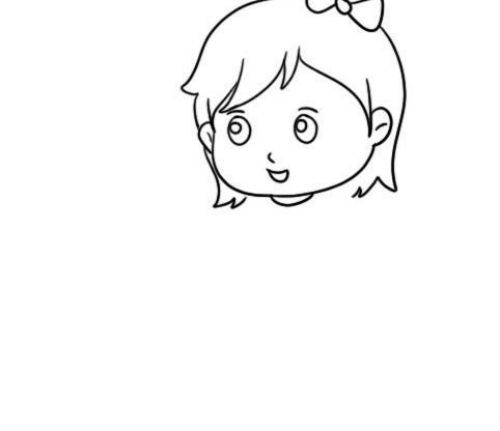 小朋友洗手儿童画怎么画 卡通小朋友洗手简笔画教程