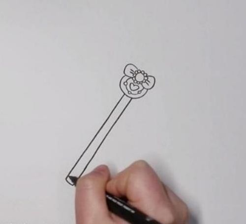 魔法棒简笔画画法步骤 魔法棒简笔画儿童画怎么画教程