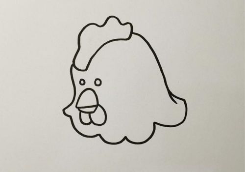简单可爱母鸡简笔画绘画步骤 彩色母鸡简笔画怎么画-素描自学网 简单可爱母鸡简笔画绘画步骤 彩色母鸡简笔画怎么画