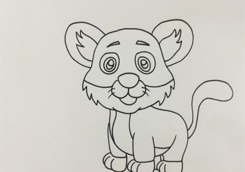 2022可爱呆萌老虎简笔画画法步骤 简单霸气老虎简笔画怎么画