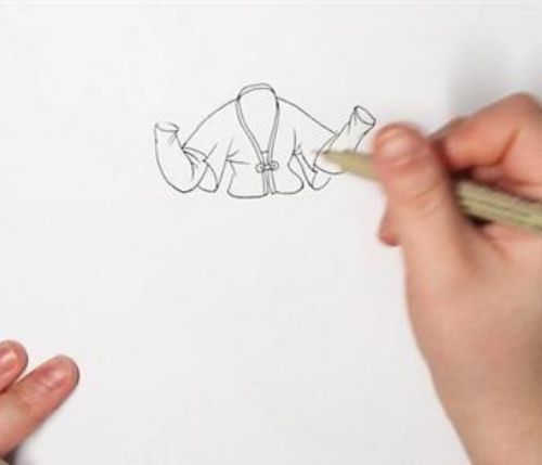 古装漂亮裙子简笔画教程 古代衣服连衣裙简笔画怎么画