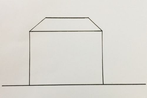 商场简笔画儿童画画法步骤 简单彩色商场简笔画怎么画
