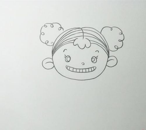 漂亮可爱小女孩简笔画教程 全身彩色小女孩简笔画怎么画