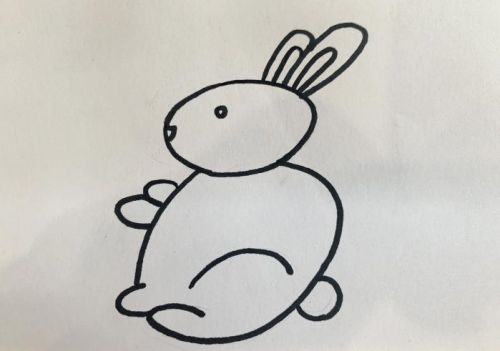 可爱呆萌小兔子简笔画怎么画 简单又好看兔子彩色简笔教程