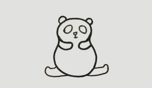 简单又漂亮熊猫简笔画怎么画 彩色熊猫简笔画分步骤教程