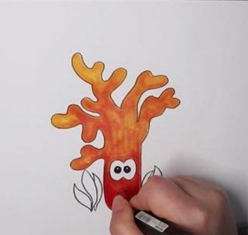 彩色珊瑚简笔画教程 海底珊瑚简笔画怎么画-素描自学网 彩色珊瑚简笔画教程 海底珊瑚简笔画怎么画