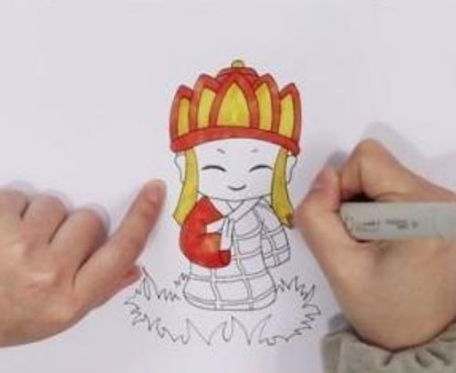 简单又帅气唐僧简笔画怎么画 卡通唐僧简笔画教程-素描自学网 简单又帅气唐僧简笔画怎么画 卡通唐僧简笔画教程