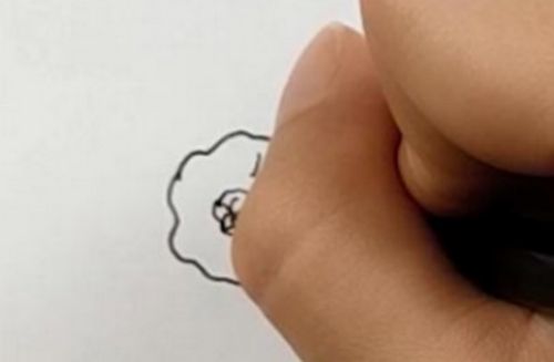 中国美食包子简笔画教程图解 彩色简单包子简笔画怎么画