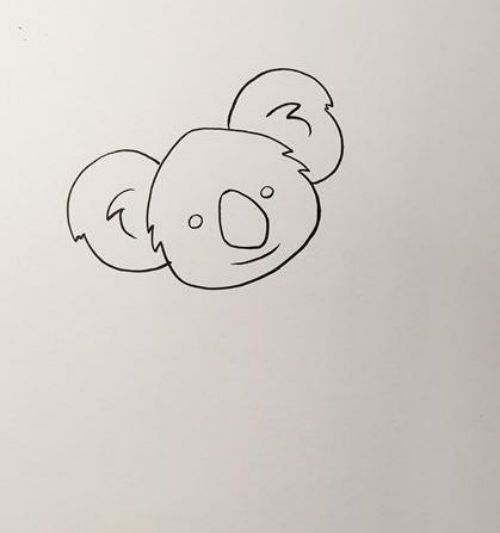 可爱简单考拉简笔画怎么画 呆萌考拉简笔画教程