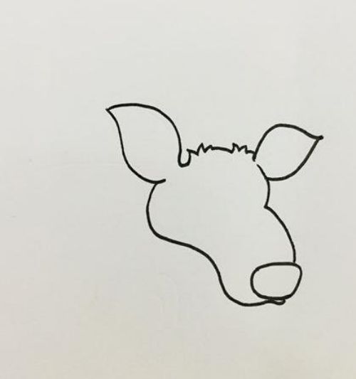 可爱彩色羚羊简笔画步骤 卡通羚羊简笔画怎么画
