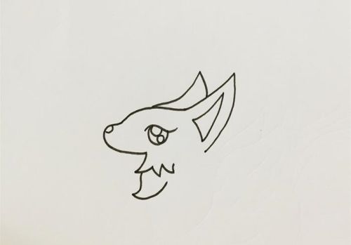 卡通人物九尾狐简笔画画法 古风q版九尾狐简笔画怎么画