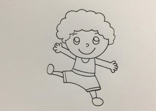 彩色帅气小男孩简笔画怎么画 小男孩简笔画可爱又简单
