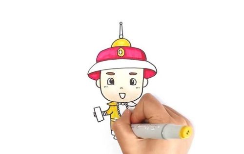 皇帝简笔画绘画教程 简单彩色皇上简笔画怎么画-素描自学网 皇帝简笔画绘画教程 简单彩色皇上简笔画怎么画