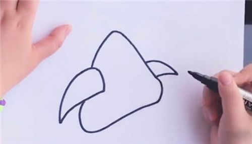 带颜色粽子简笔画教程画法 可爱卡通粽子简笔画怎么画