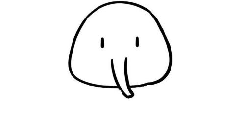 彩色大象简笔画怎么画 可爱又简单大象简笔画步骤