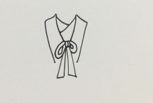 淑女古代裙子简笔画步骤图解 古装可爱古代裙子简笔画怎么画