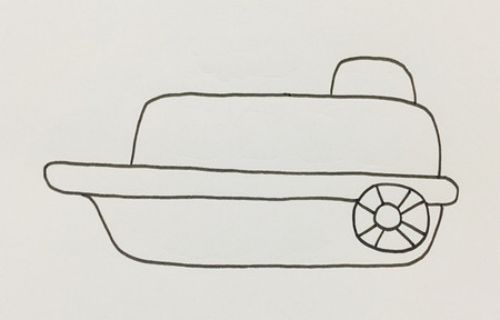 漂亮小艇的简笔画怎么画 威尼斯小艇简笔画儿童画步骤教程