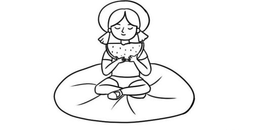 儿童小孩吃西瓜简笔画怎么画 可爱小孩吃西瓜简笔画画法