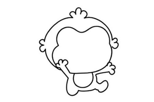 幼儿园小猴子简笔画怎么画 可爱卡通小猴子简笔画图解