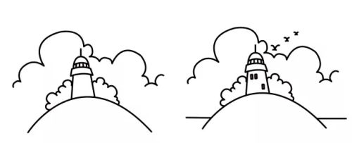 城堡带颜色房子简笔画怎么画 儿童画简单房子简笔画画法