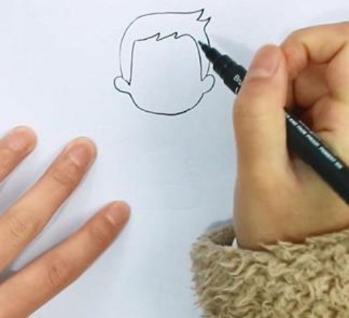 彩色爸爸简笔画画法 简单又帅气爸爸简笔画怎么画
