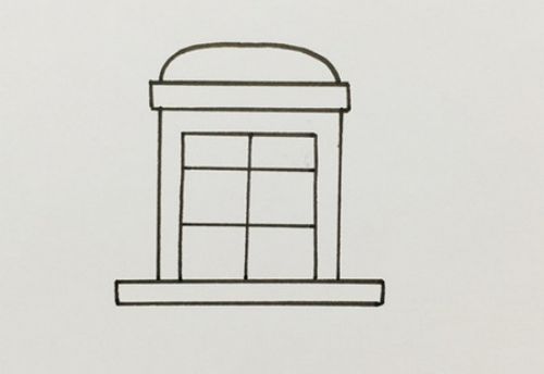 儿童卡通窗户简笔画画法 简单又漂亮窗户简笔画怎么画